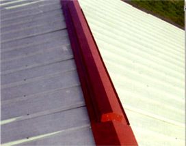 Ridge vent rising only  2 3/4" above the  peak